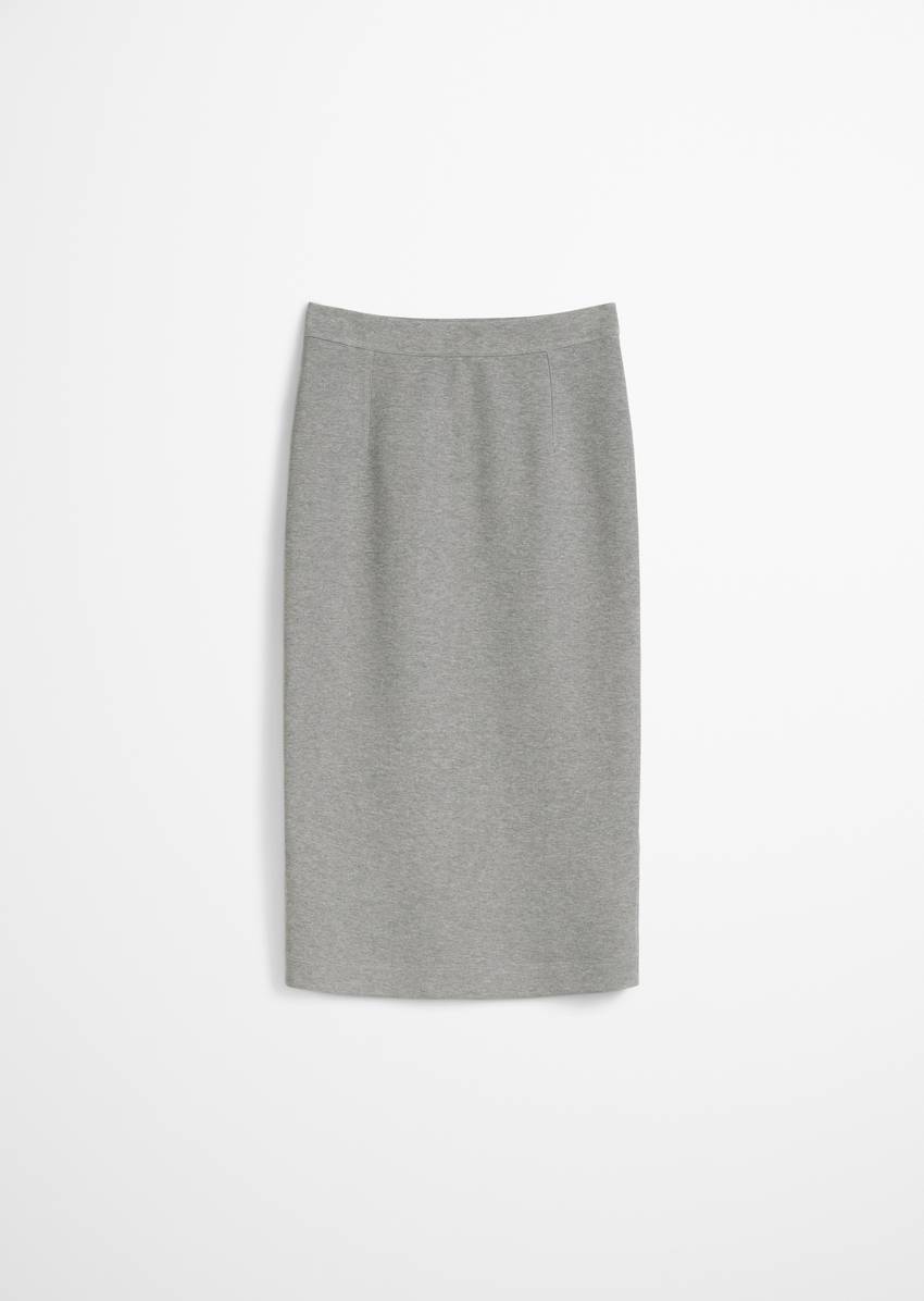 Jersey skirt regular made from interlock quality