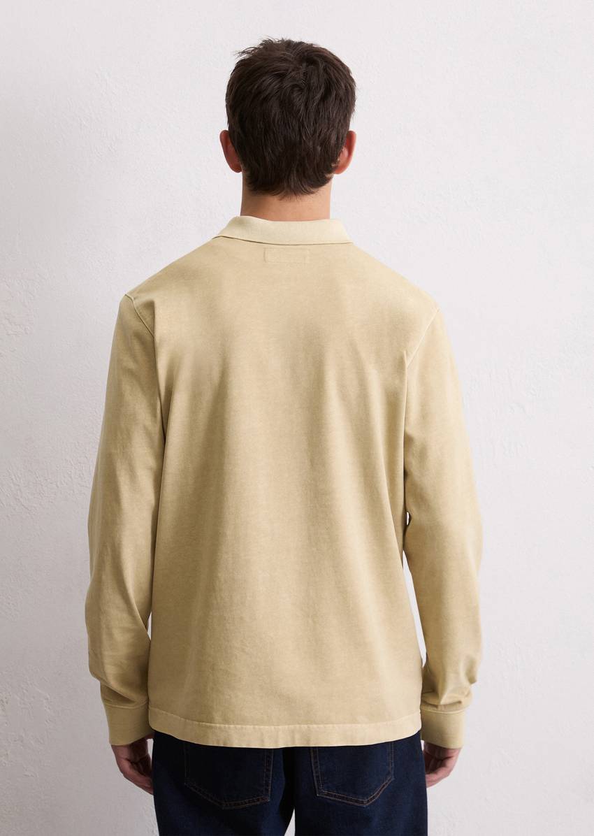 Polo shirt jersey regular made from pure organic cotton