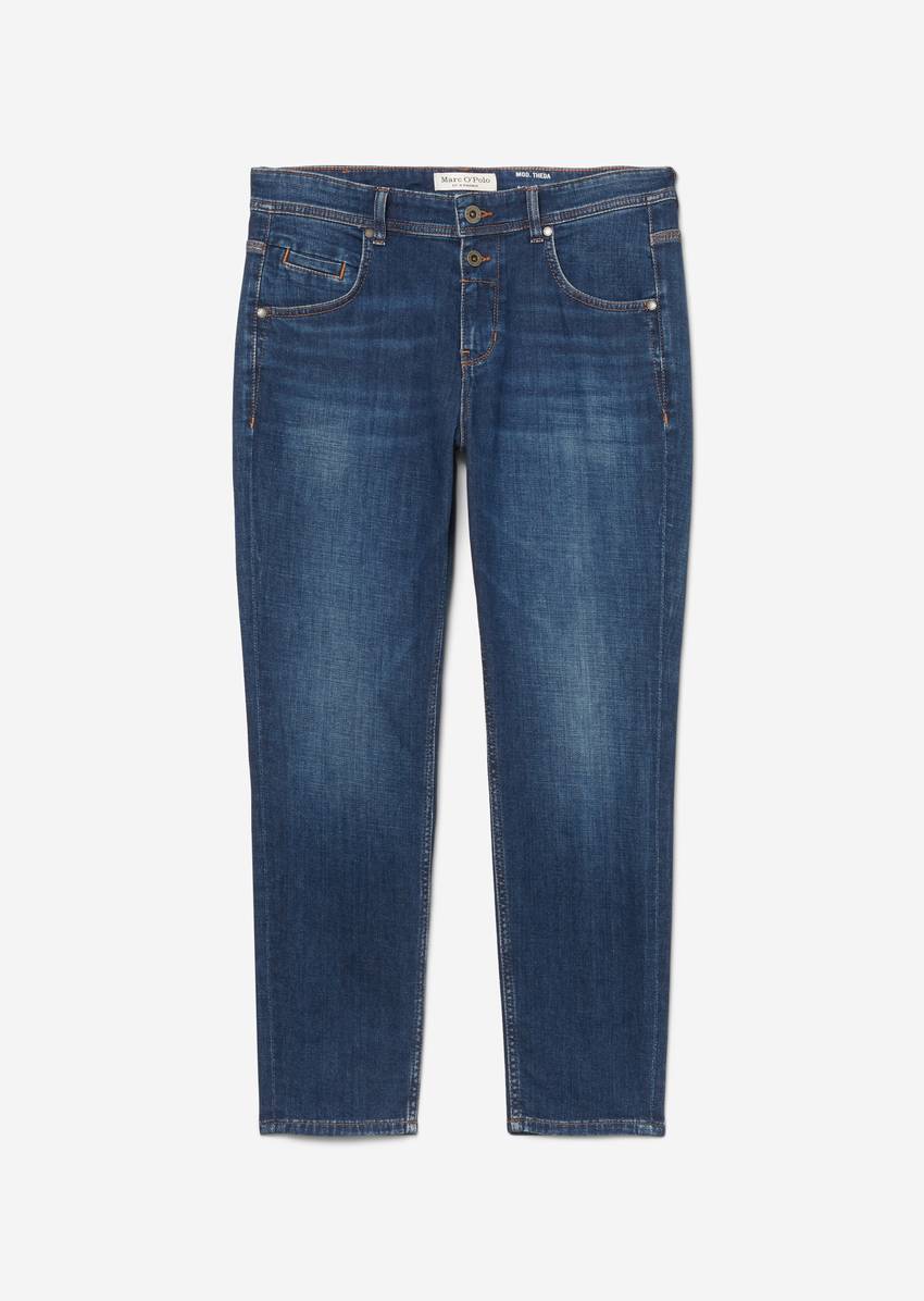 Jeans model Theda boyfriend made from soft cotton stretch