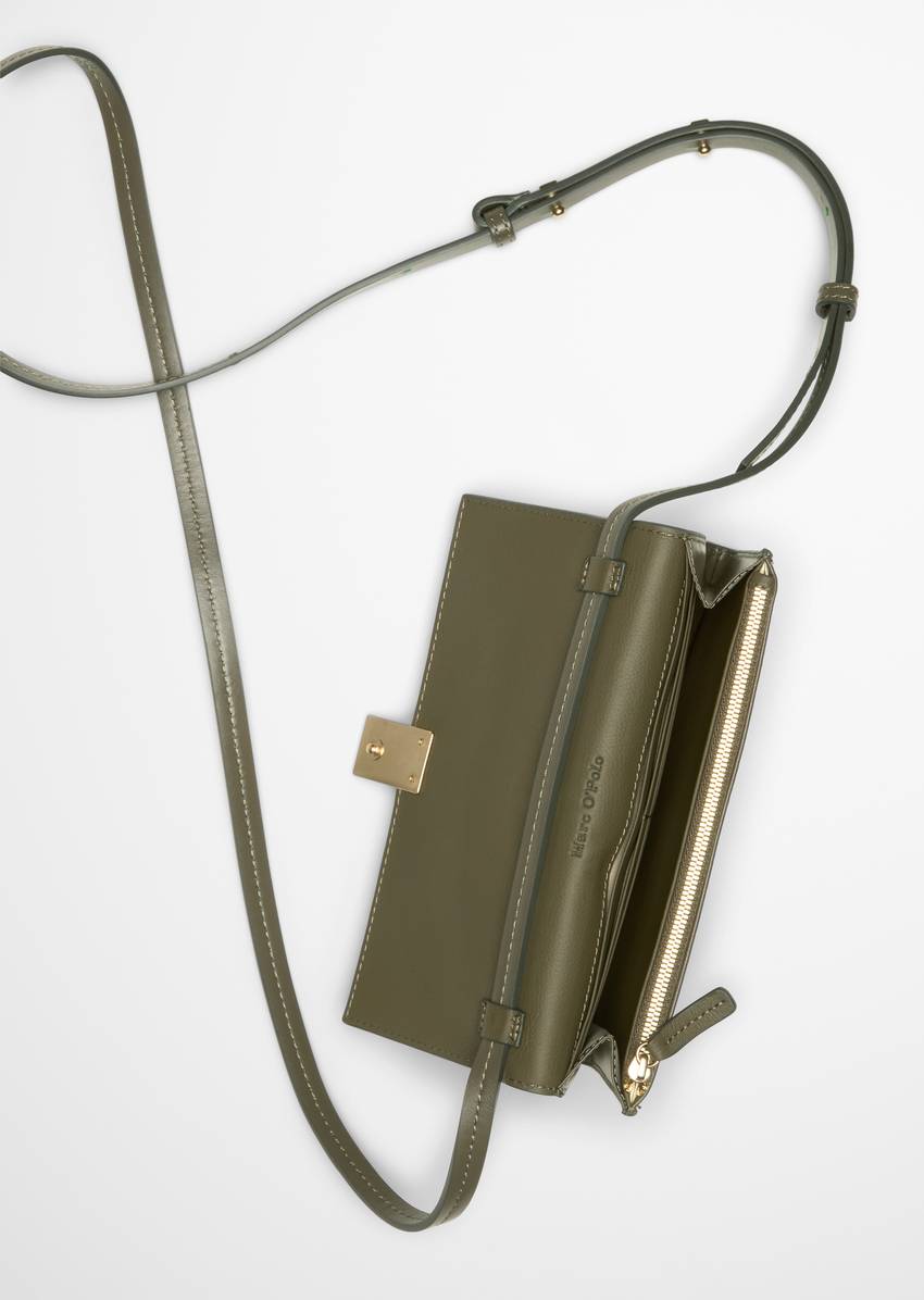 2in1 shoulder bag small made from fine cowhide