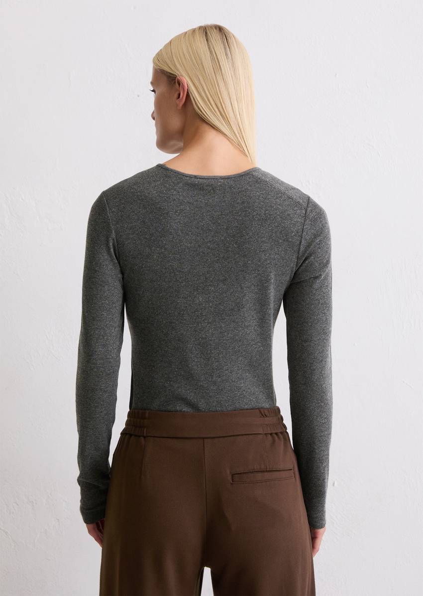 Longsleeve regular made from a TENCEL™ modal-cotton blend