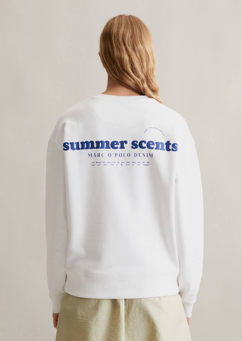 Oversize sweatshirt made from soft French terry