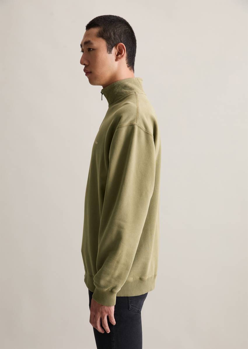 Troyer relaxed made from soft touch organic cotton sweat