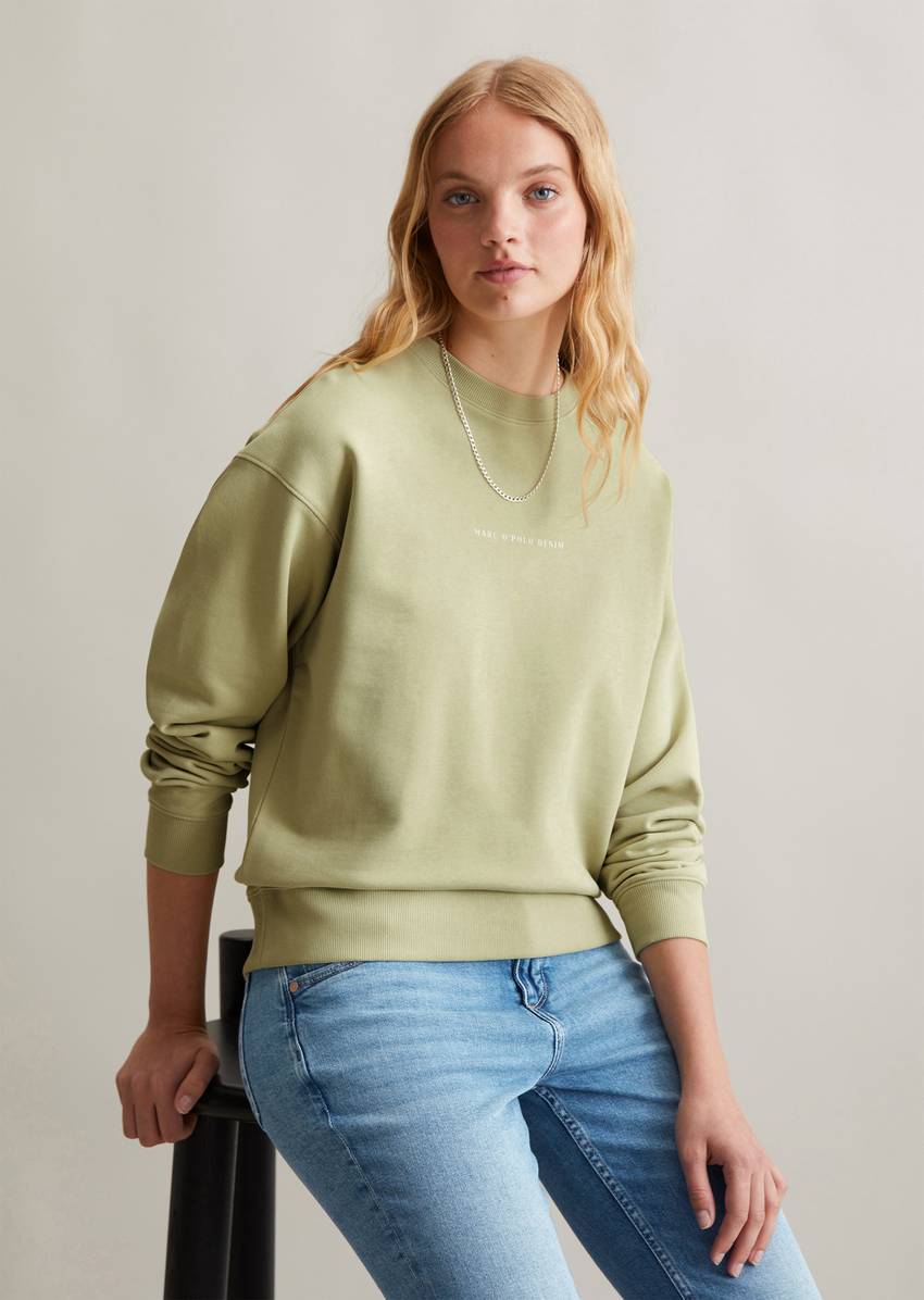 Oversize sweatshirt made from soft French terry