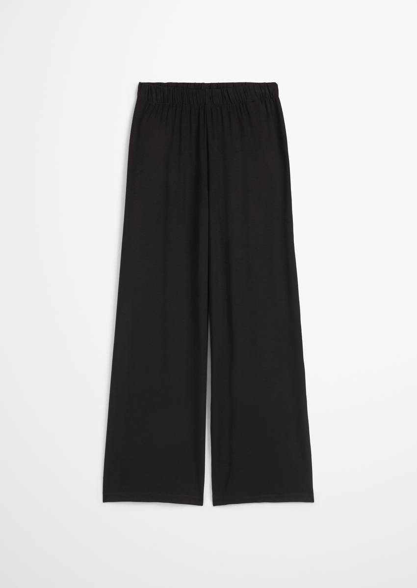 Jersey pants wide from LENZING™ ECOVERO™