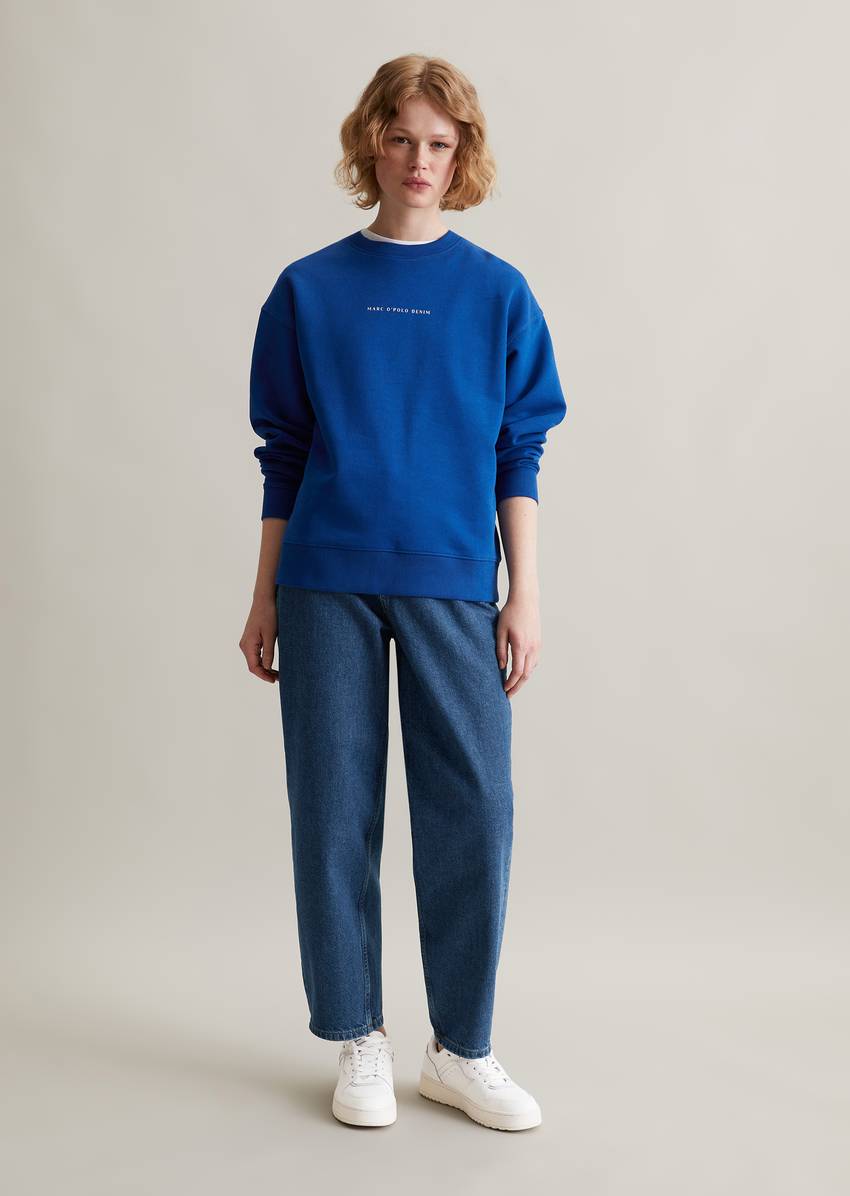 Oversize sweatshirt made from soft French terry