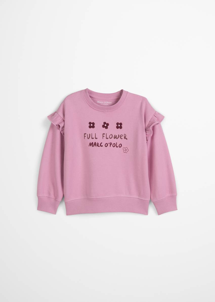 KIDS-GIRLS sweatshirt with frill details