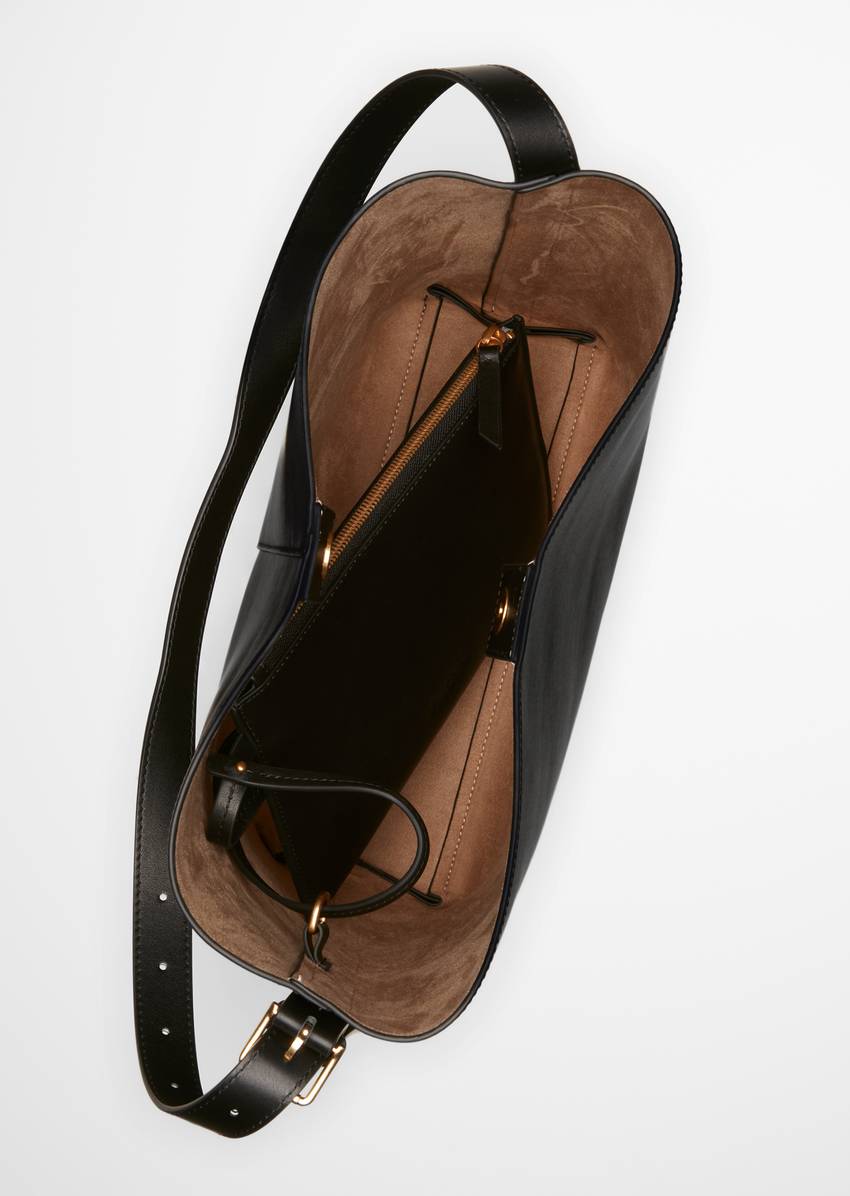 Hobo bag medium with removable inner pouch