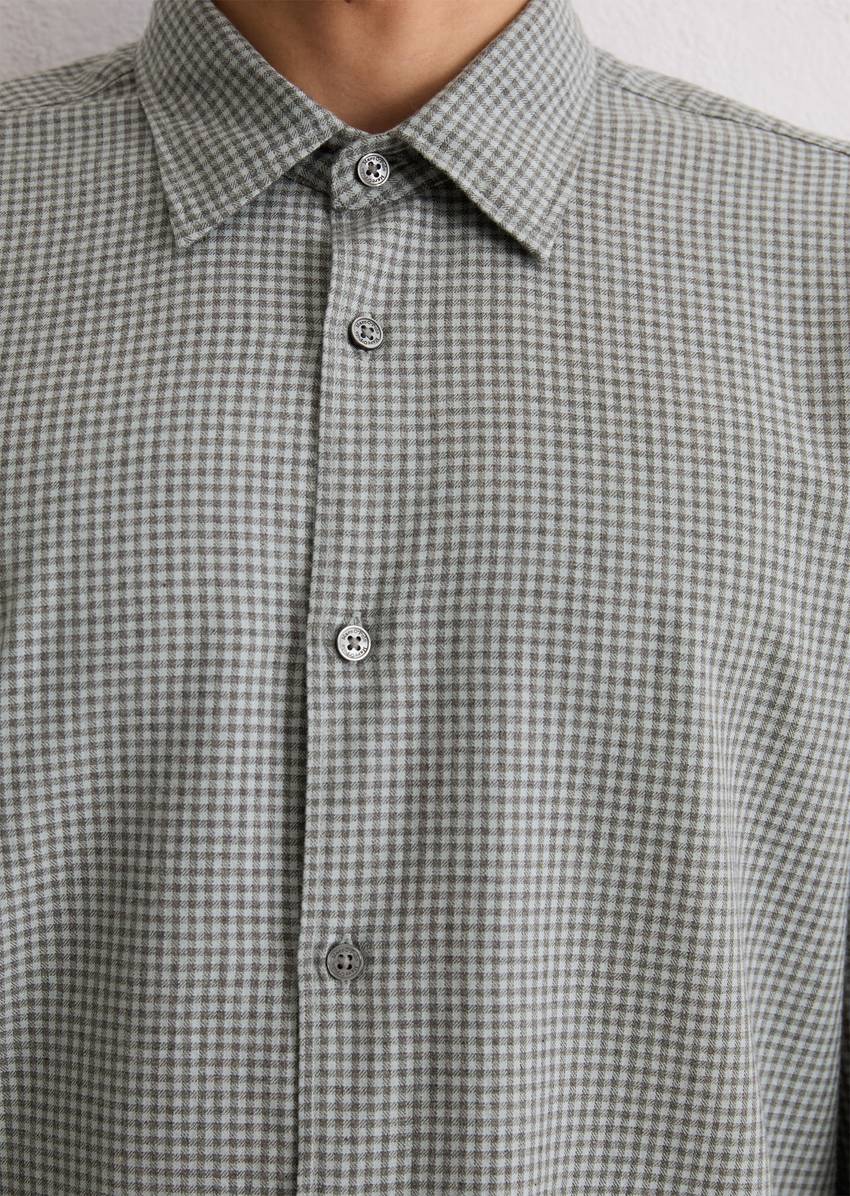 Shirt shaped Made from lightweight organic cotton flannel