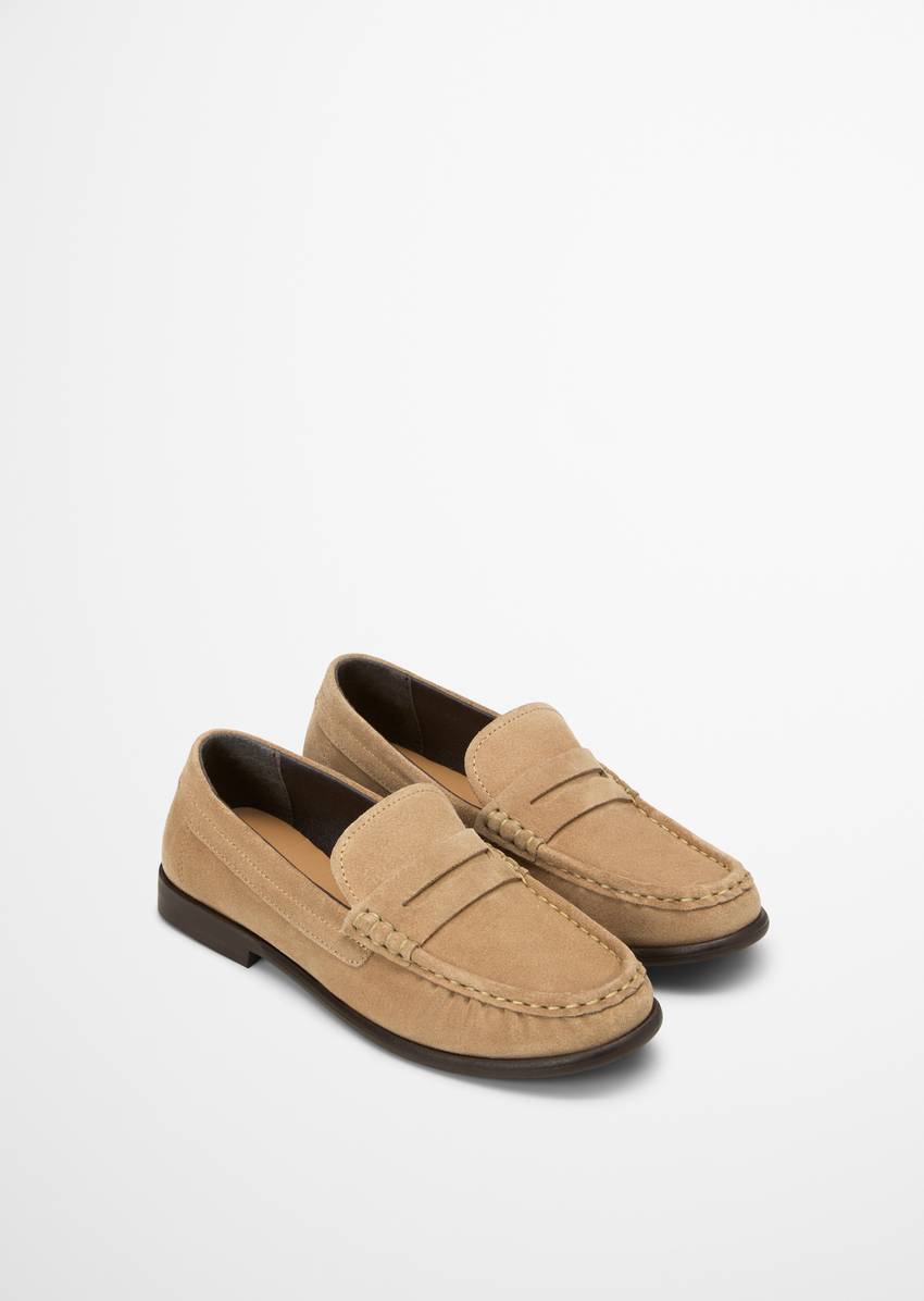 Loafer made from high-quality suede cowhide