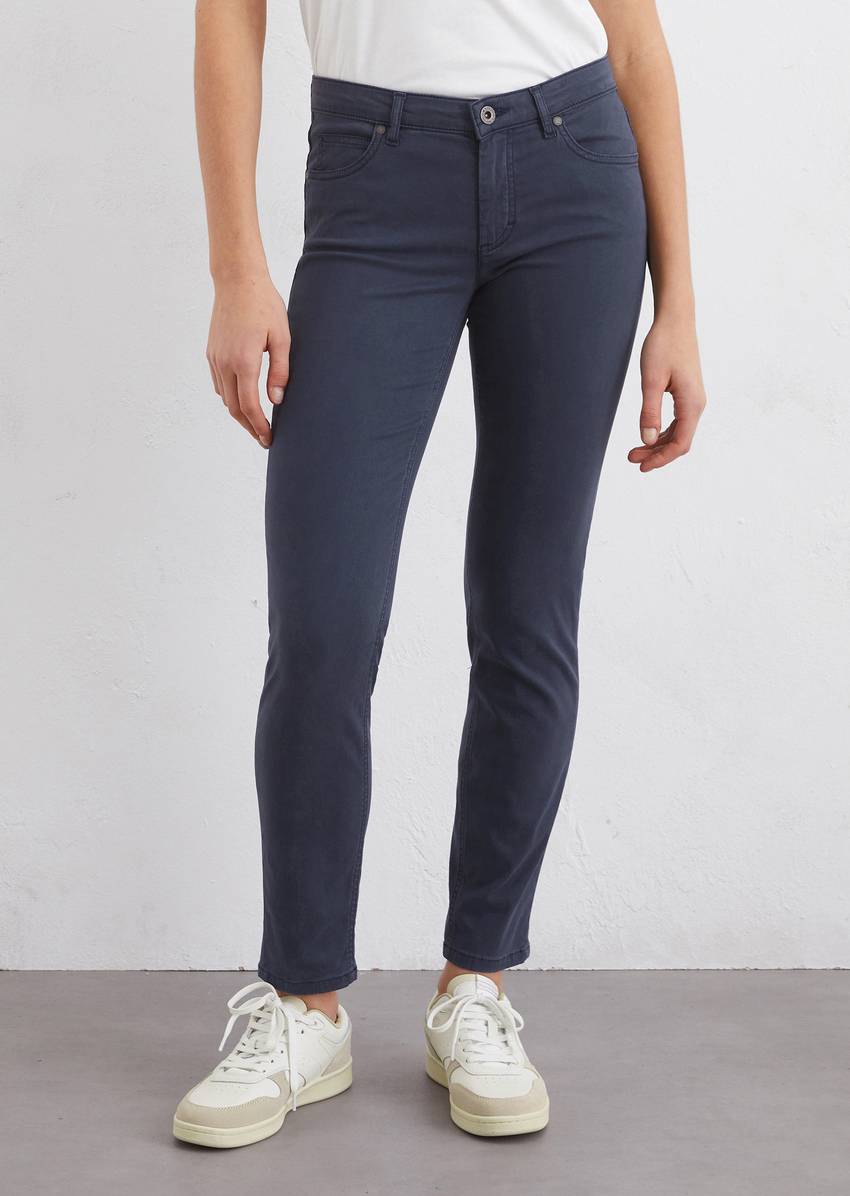 Pants model Lulea slim made from a lyocell-cotton mix