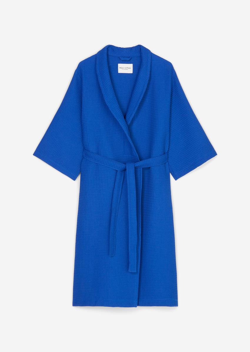 Ladies' bathrobe model Essential from waffle piqué