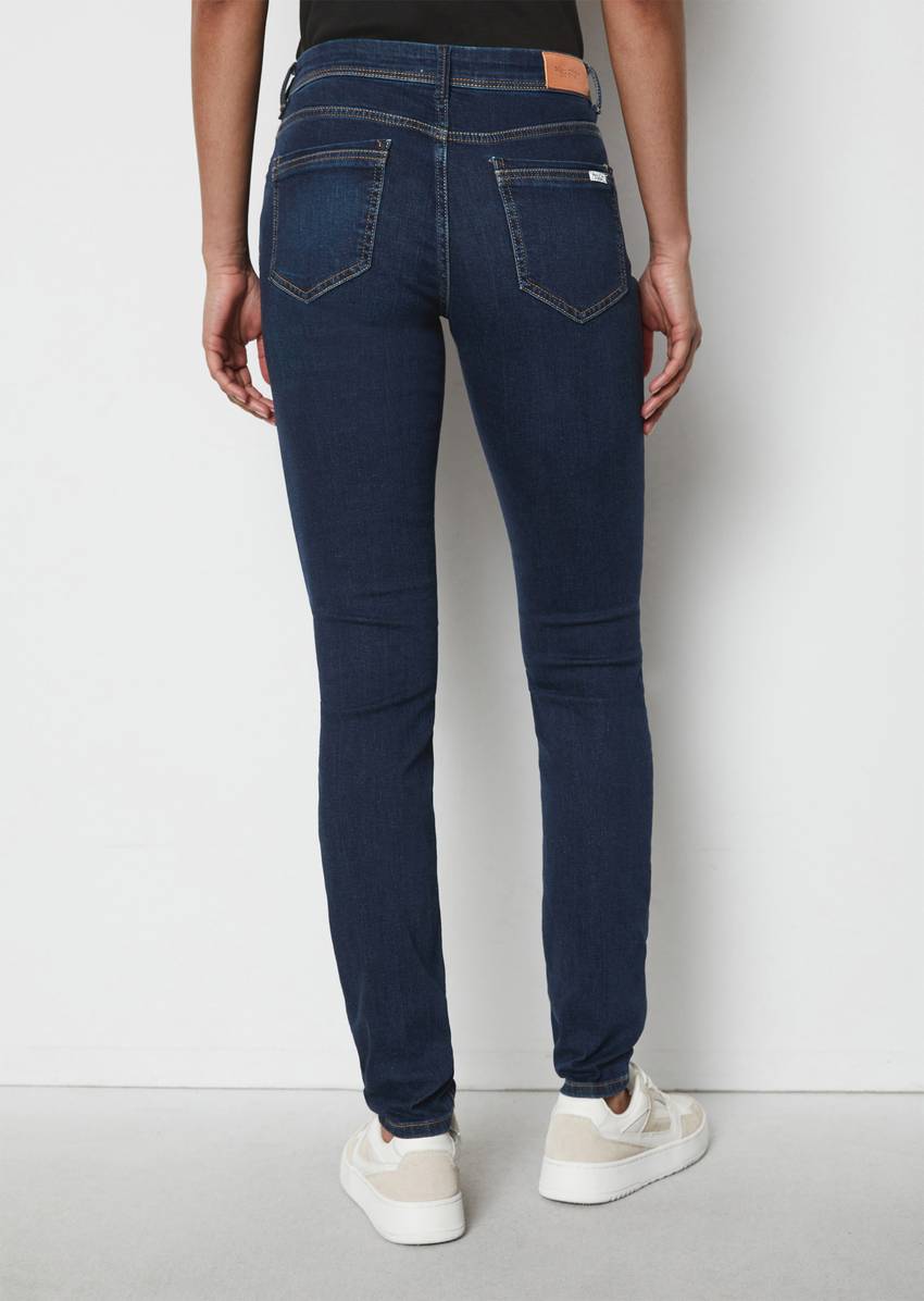 Jeans model Alva slim Made from blended organic cotton