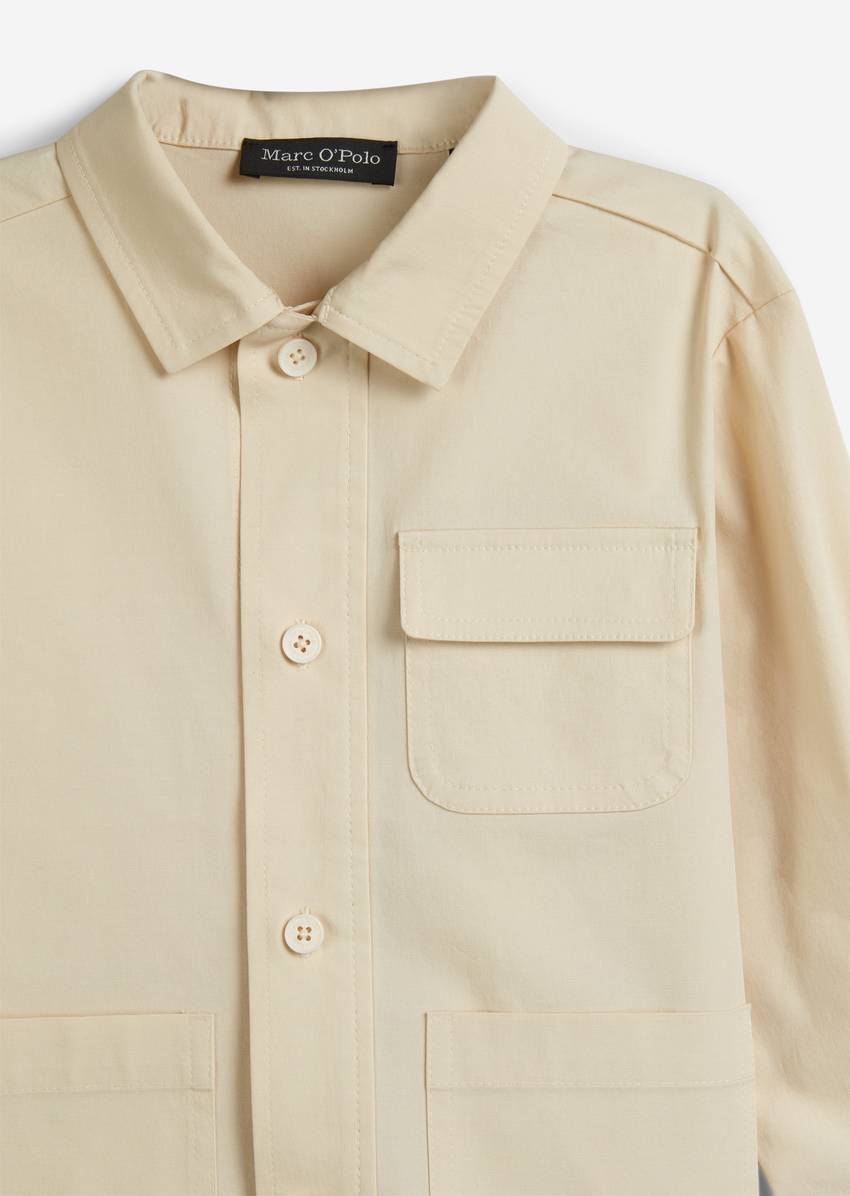 KIDS-BOYS Overshirt made from organic cotton poplin
