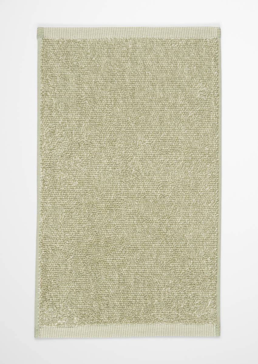 Guest towel model Timeless melange made from pure organic cotton