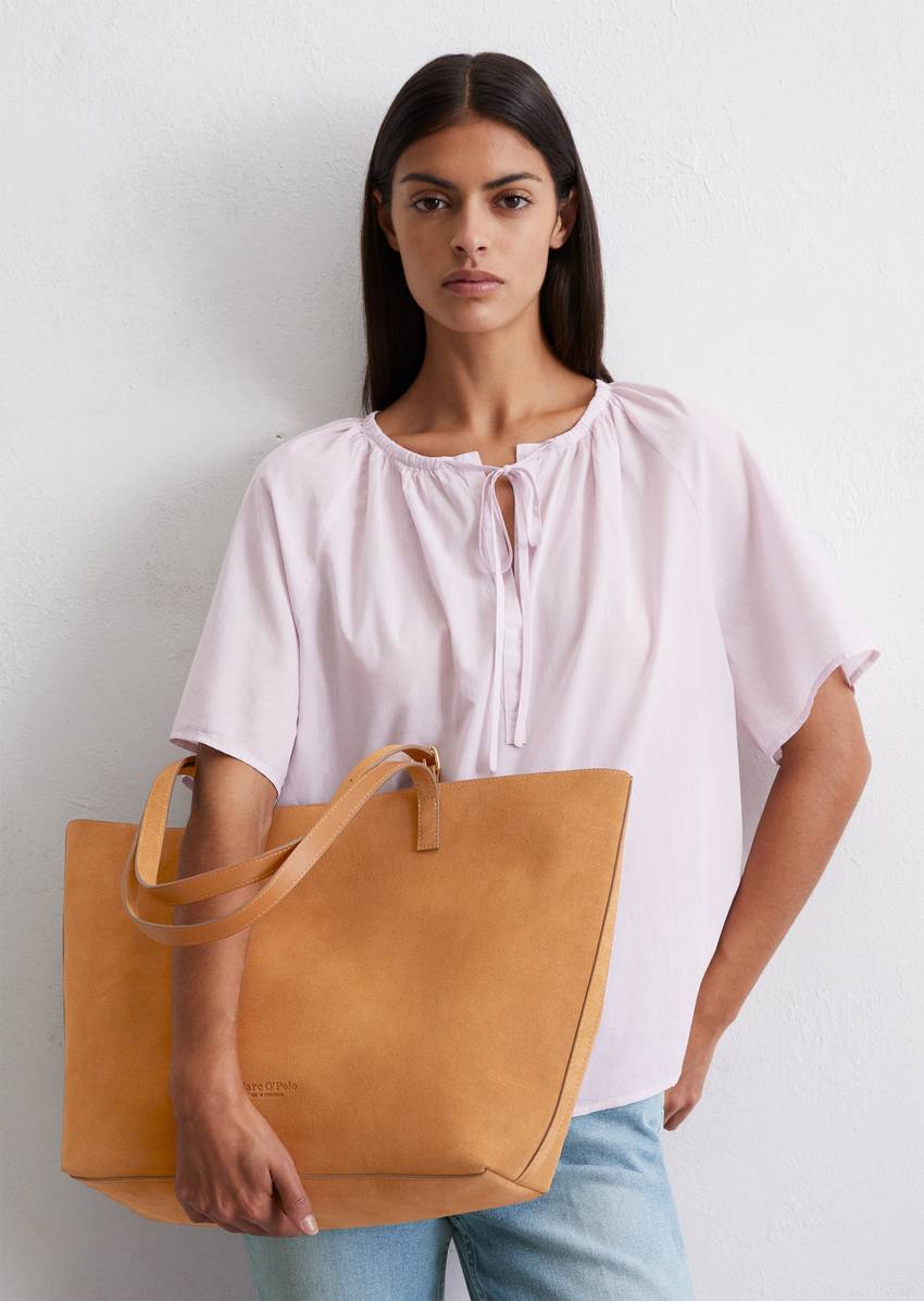 Shopper large with removable inner pouch