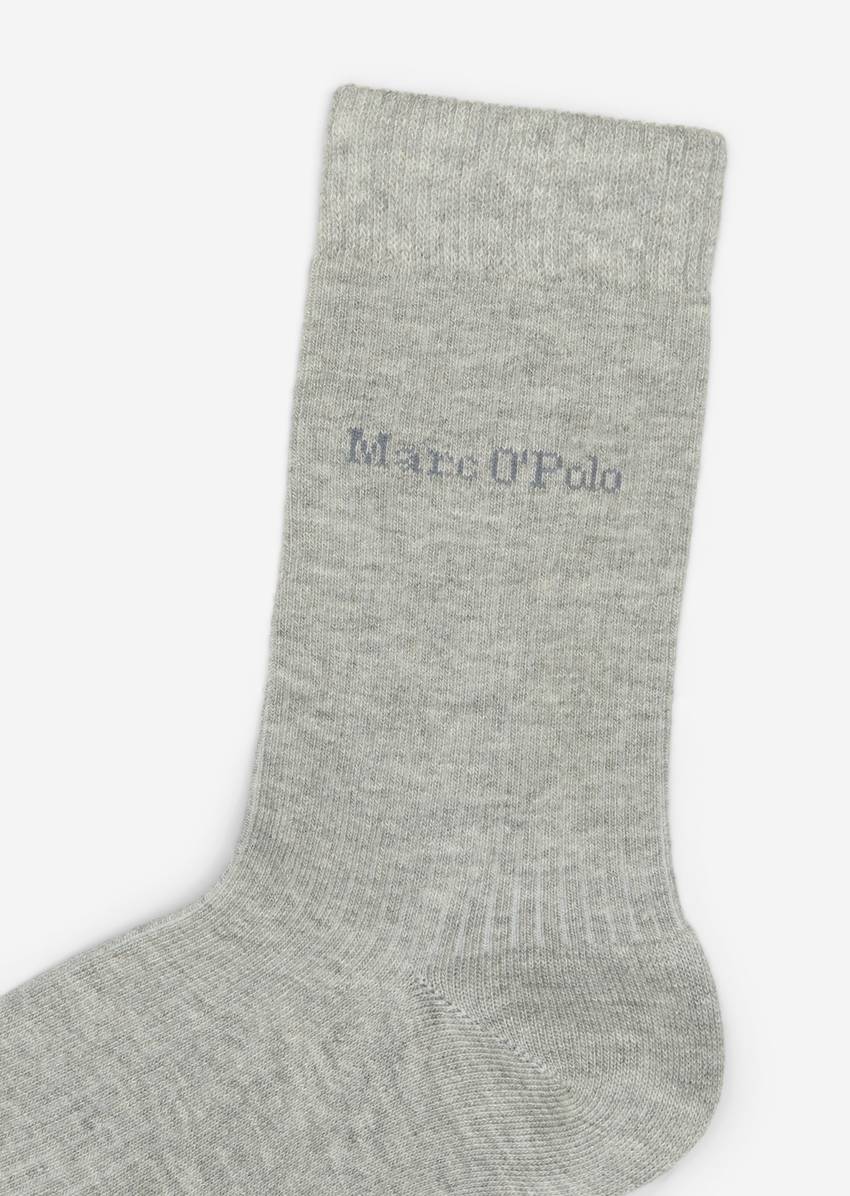 Sporty ribbed socks Pack of two