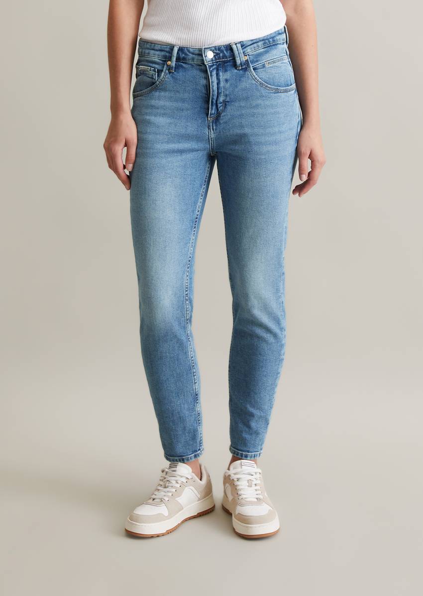 Jeans model Freja boyfriend ankle-length made from an organic cotton blend