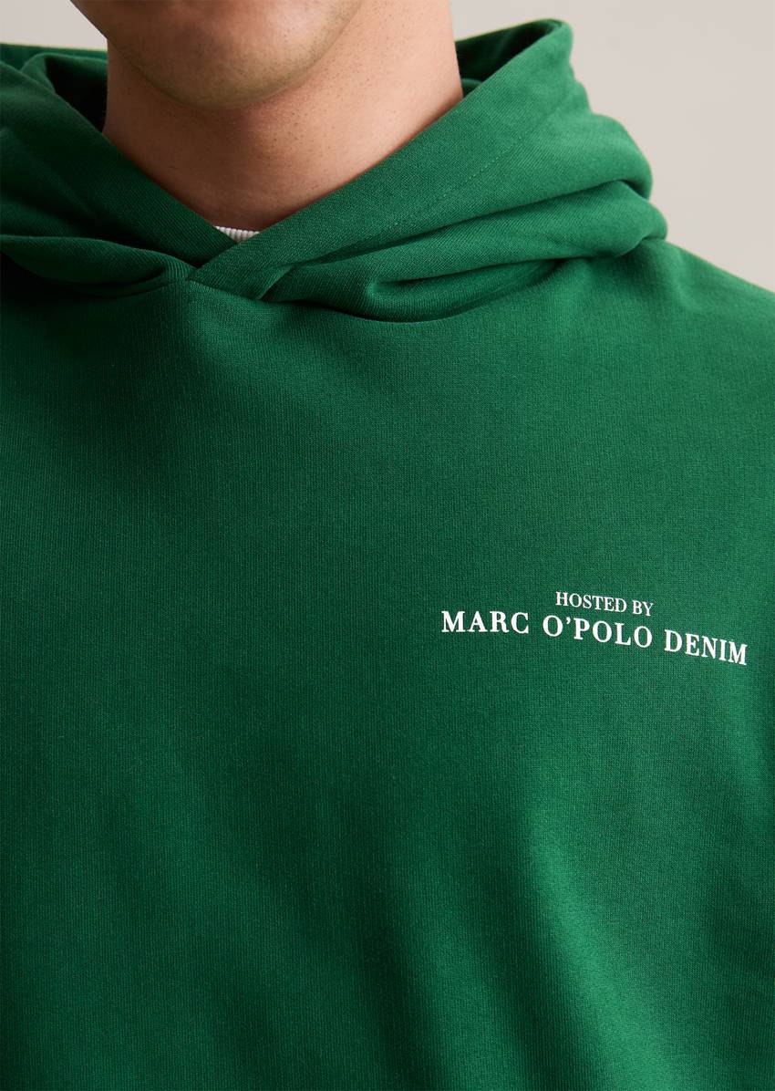 Hoodie relaxed with casual back print