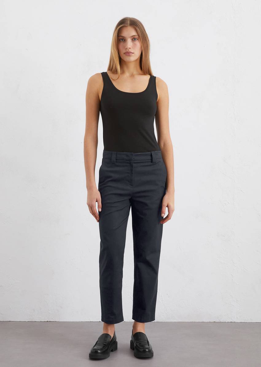 Tank top slim made from stretch single jersey