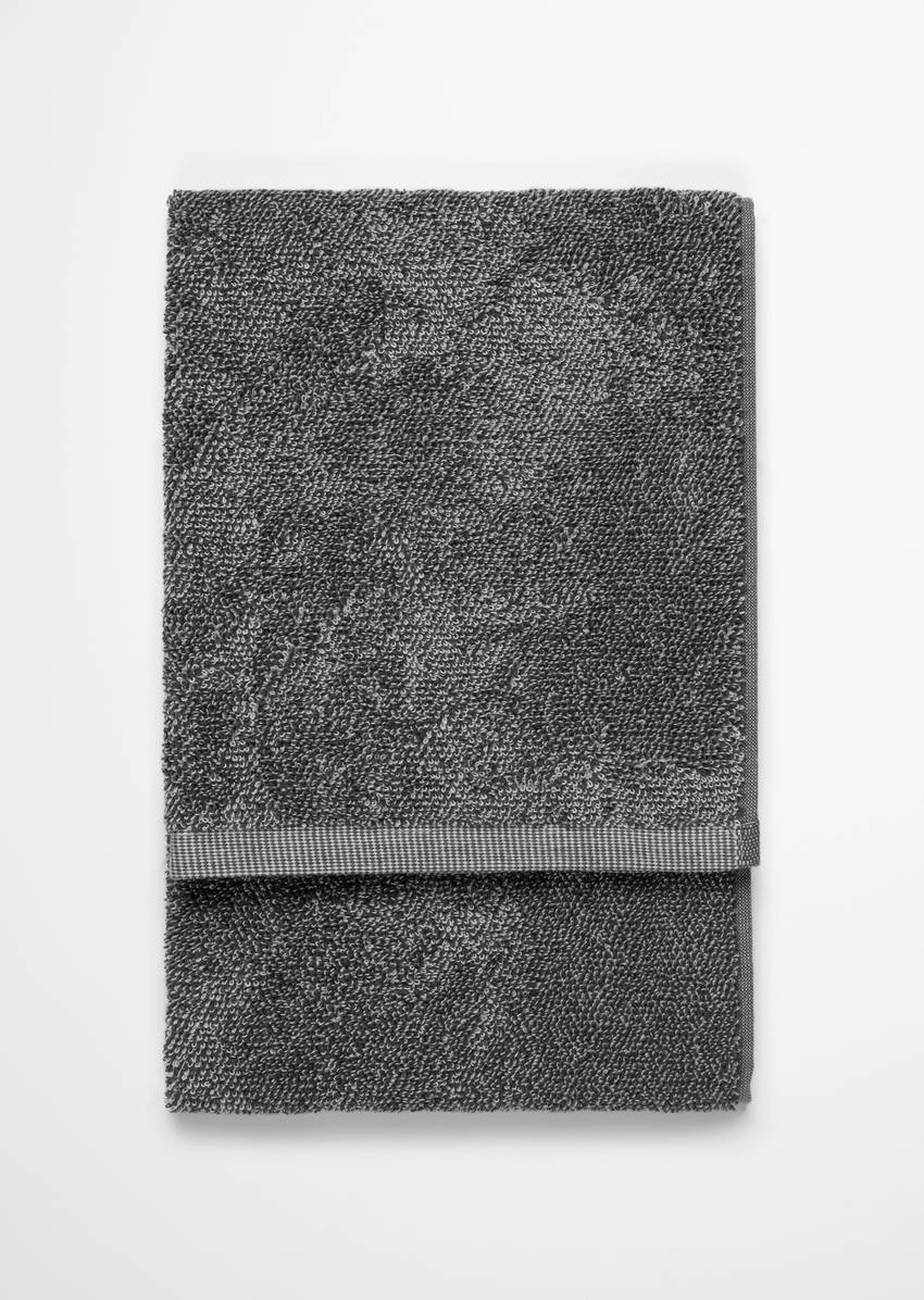 Towel model Timeless melange made from organic cotton terry