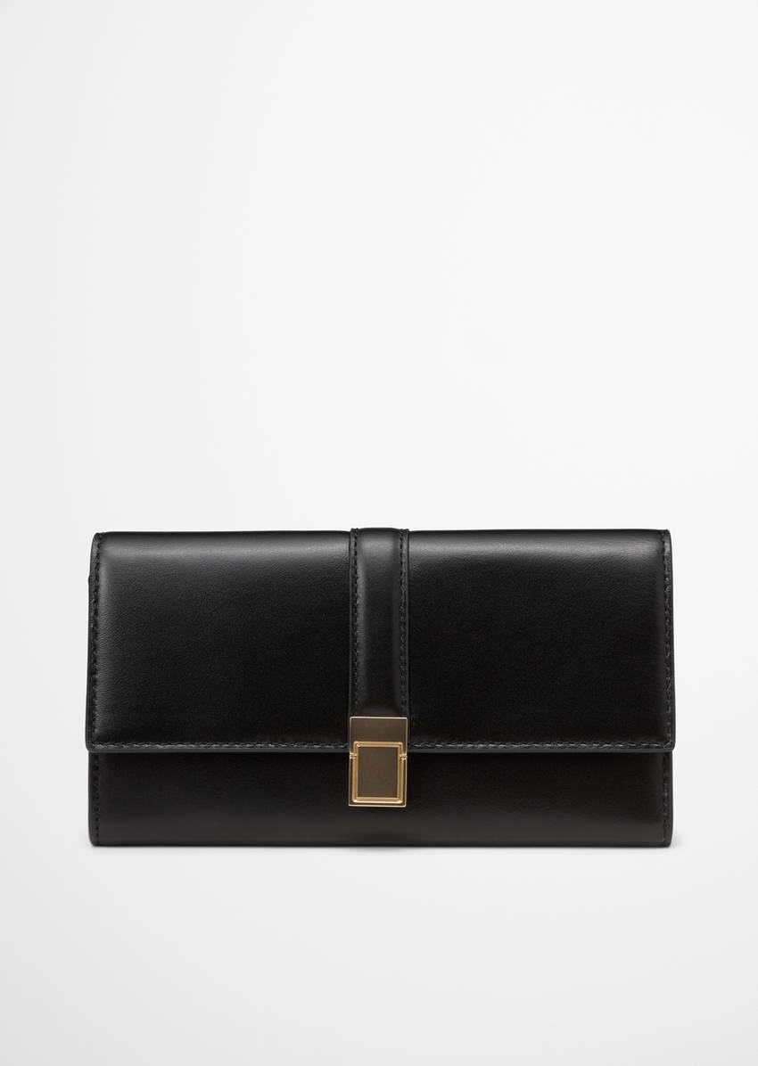 Wallet large made from fine cowhide