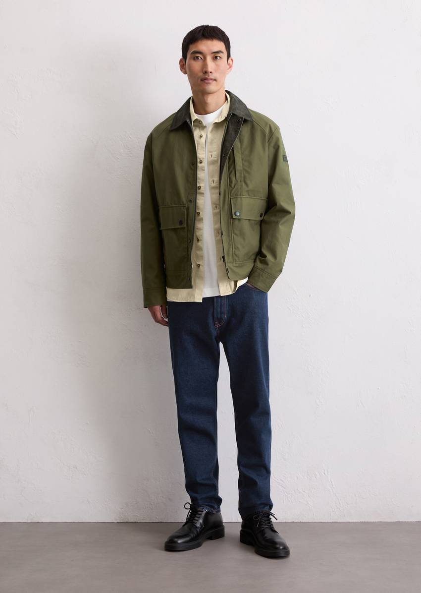 Barn jacket regular made from water-repellent Dry Wax Cotton