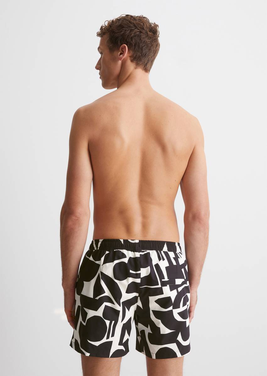 Swimming shorts made from recycled material