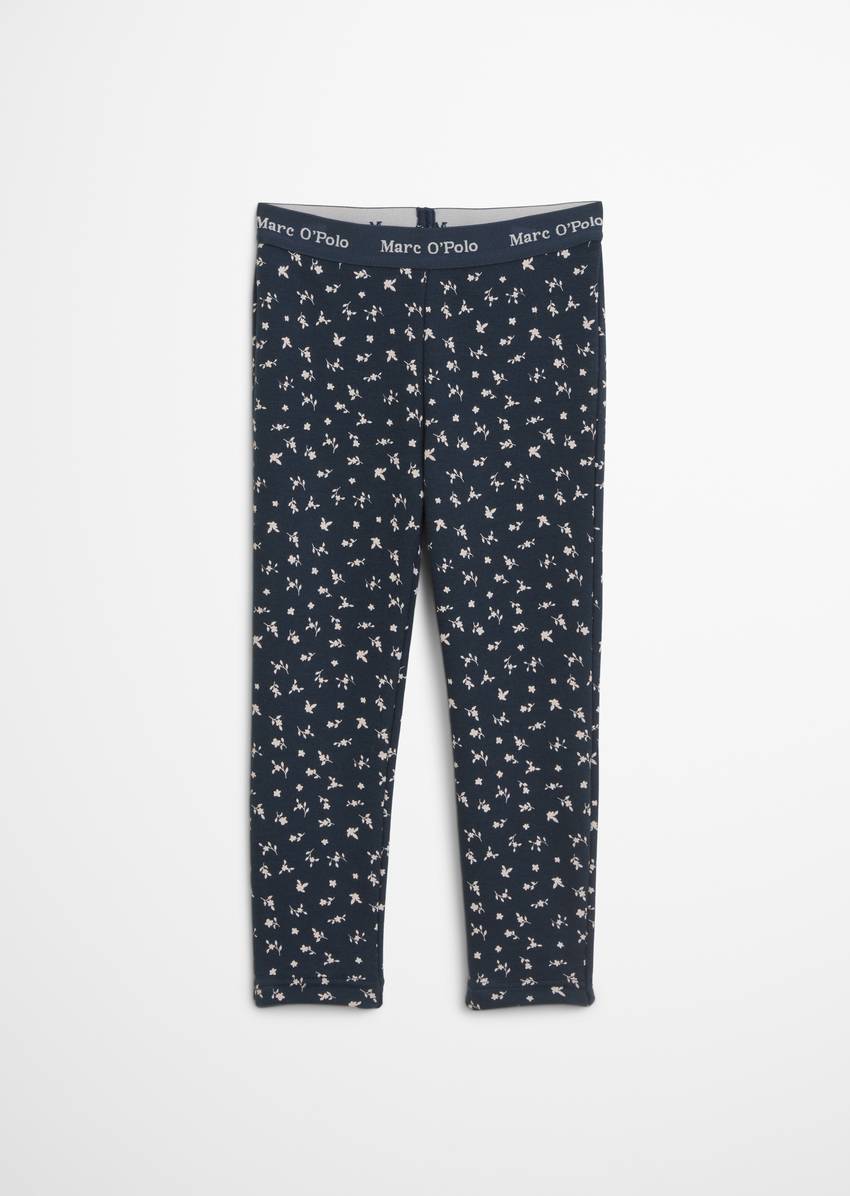 KIDS-GIRLS thermal leggings made from recycled polyester