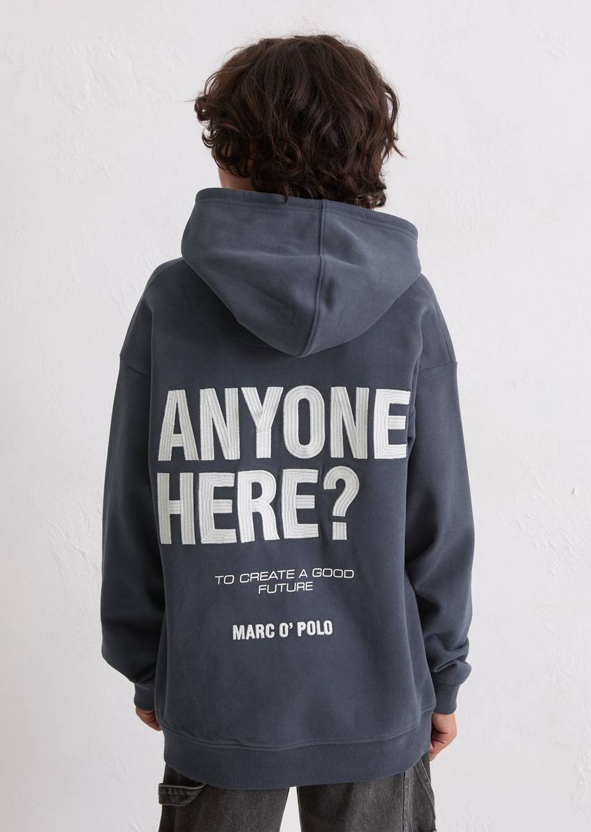 TEENS-BOYS Hoodie made from soft organic cotton sweat