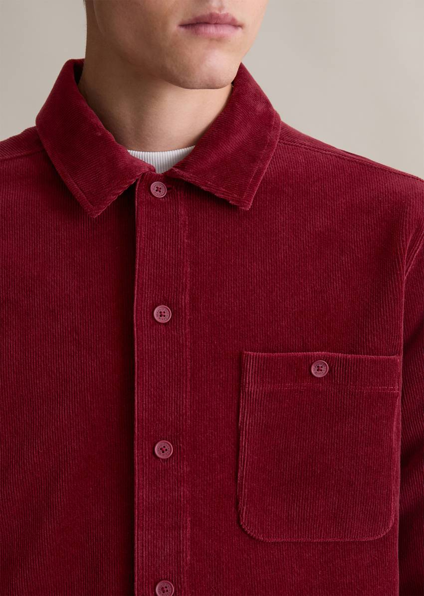 DfC jersey shirt relaxed made from soft terrycloth corduroy