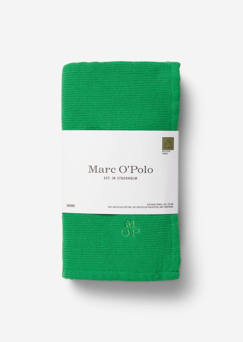 Kitchen towel with extra soft back