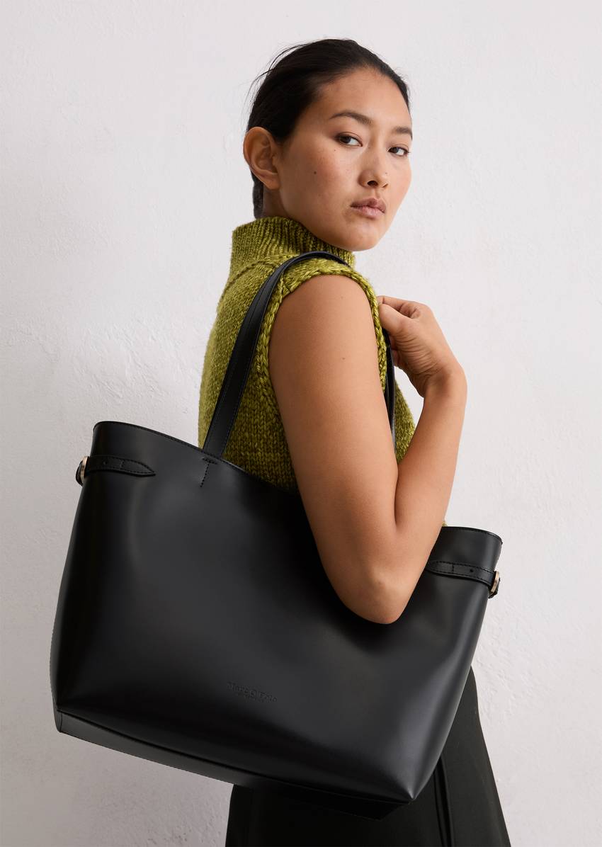 Shopper large with side straps