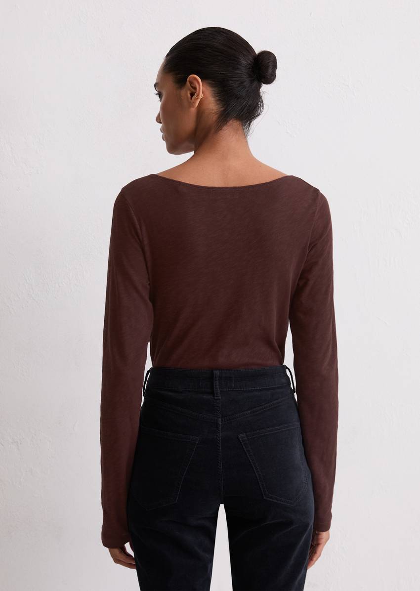 U-boat longsleeve regular made from organic cotton quality