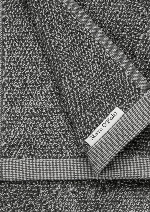 Guest towel model Timeless melange made from pure organic cotton