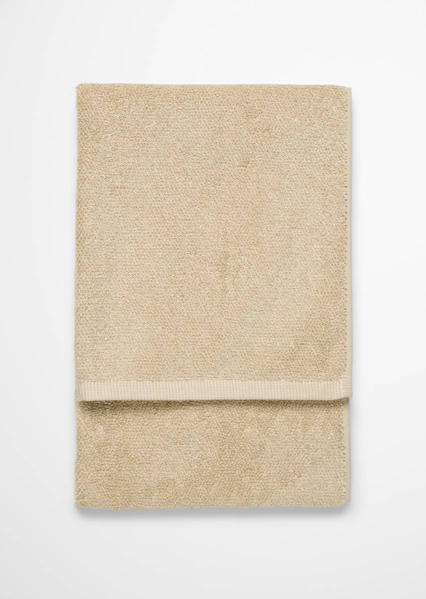 Towel model Timeless melange made from organic cotton terry