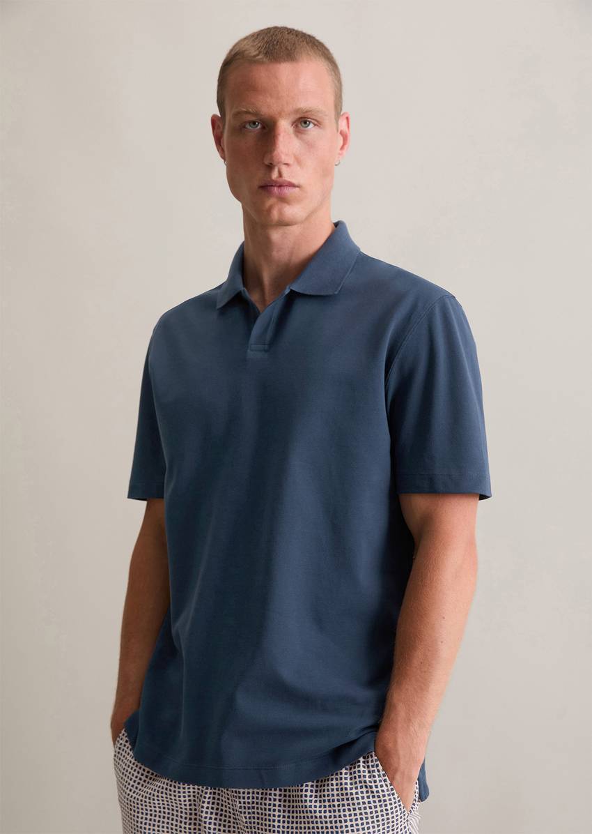 Polo shirt jersey regular made from pure organic cotton