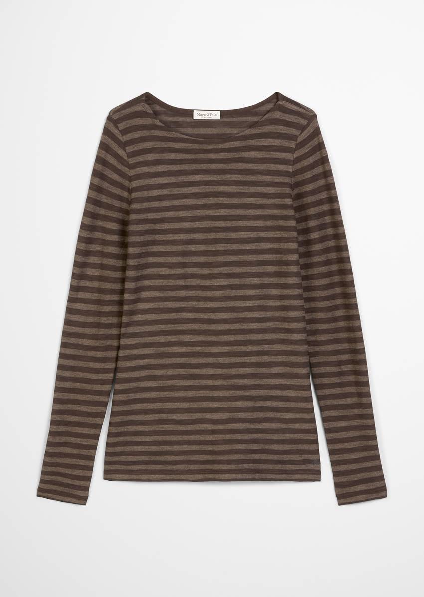 Striped longsleeve regular made from slub jersey