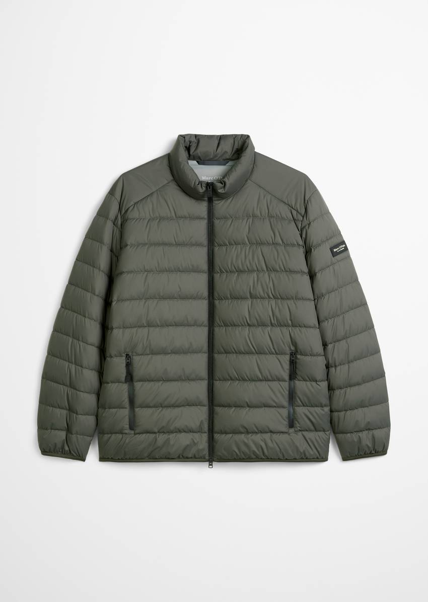 Quilted jacket regular in lightweight, water-repellent quality