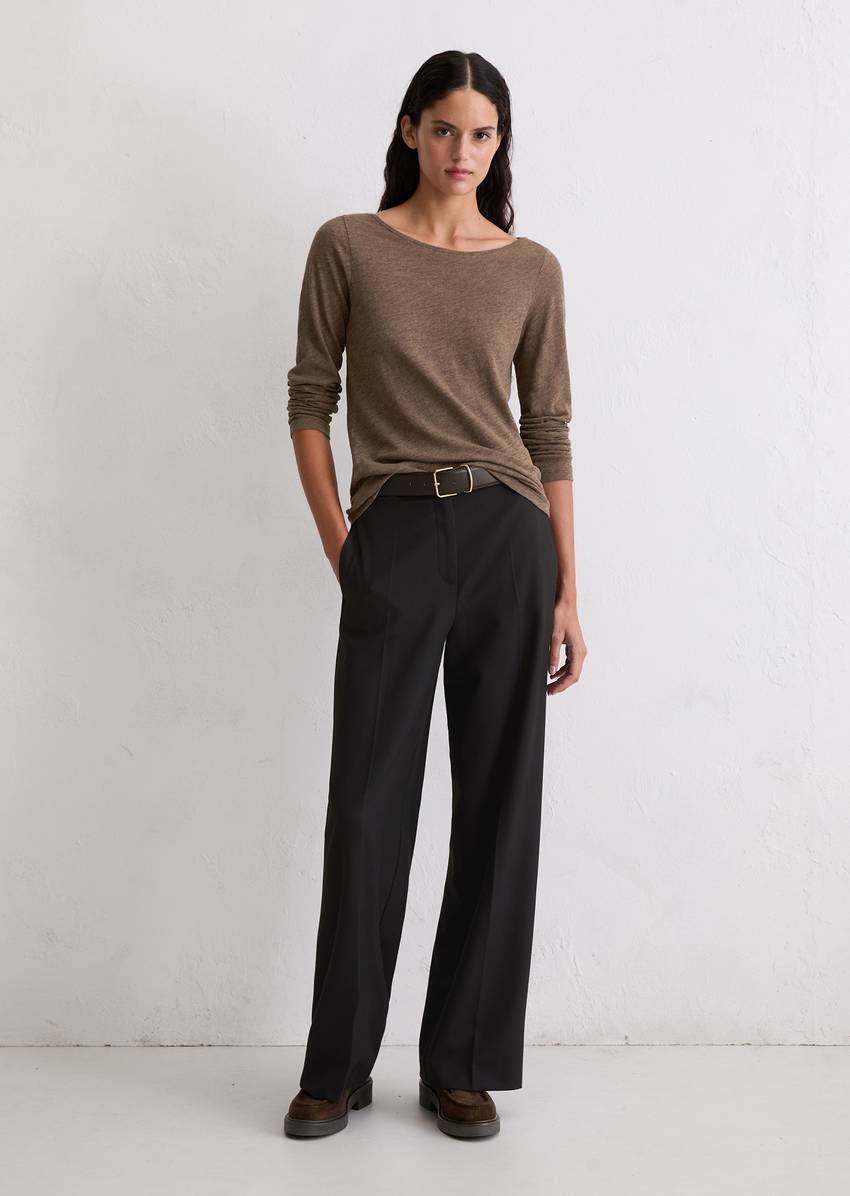 U-boat longsleeve regular made from organic cotton quality