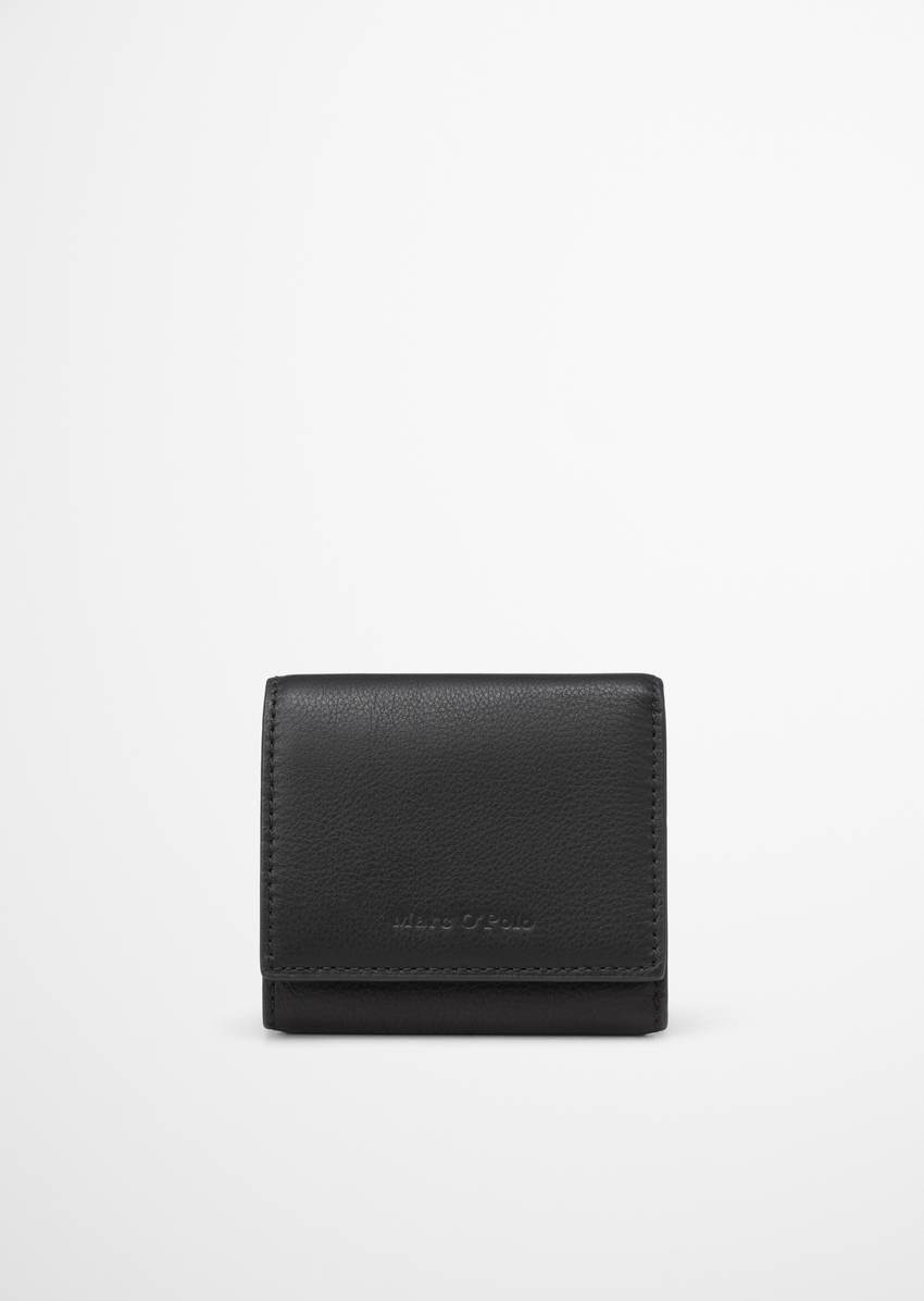 Combination wallet made from grained cowhide