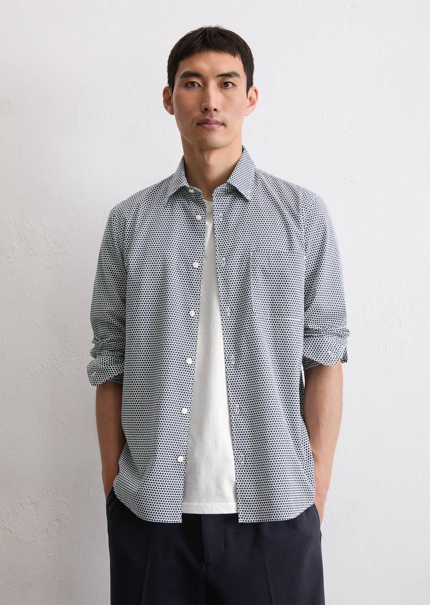 Shirt shaped made from pure organic cotton