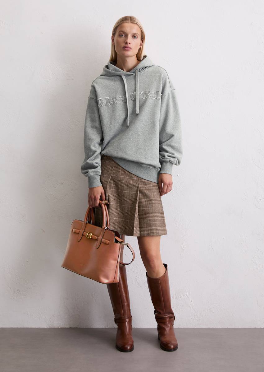 Shopper medium made from fine cowhide