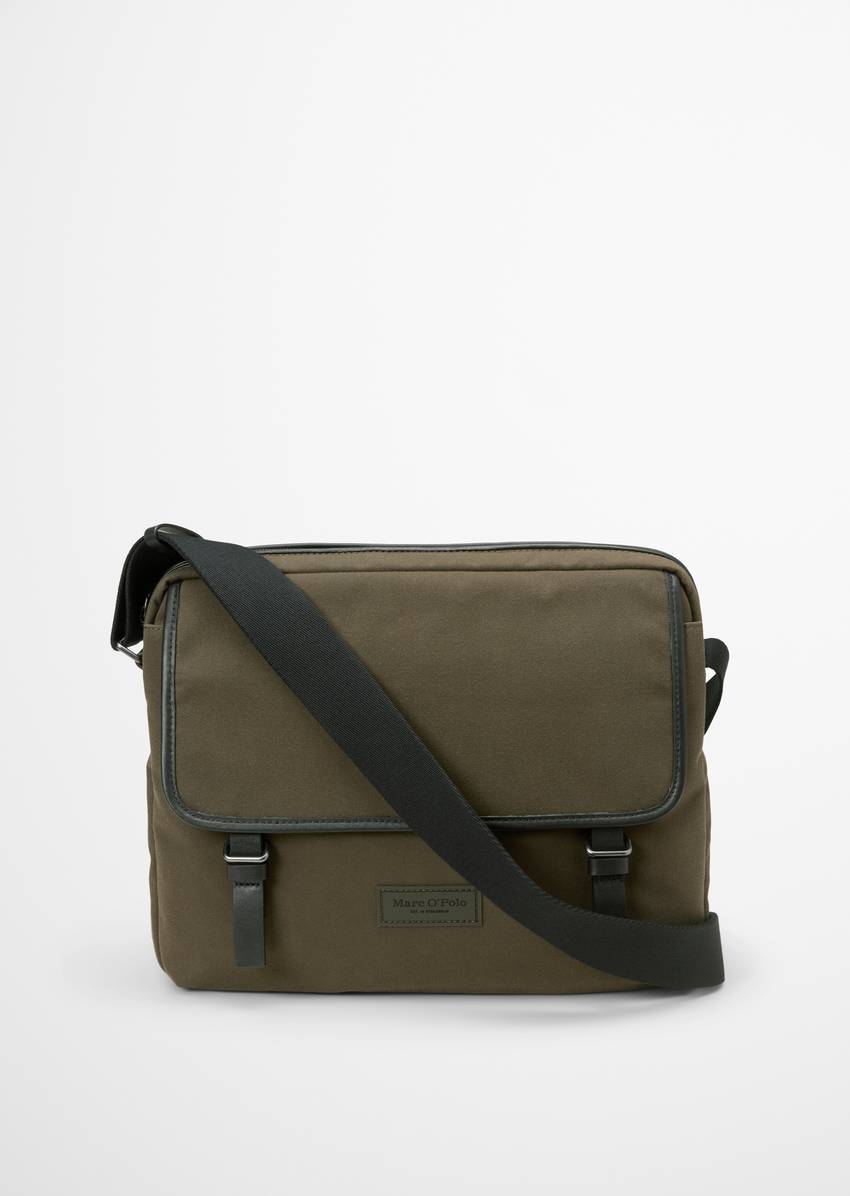 Crossbody bag large made from recycled polyester