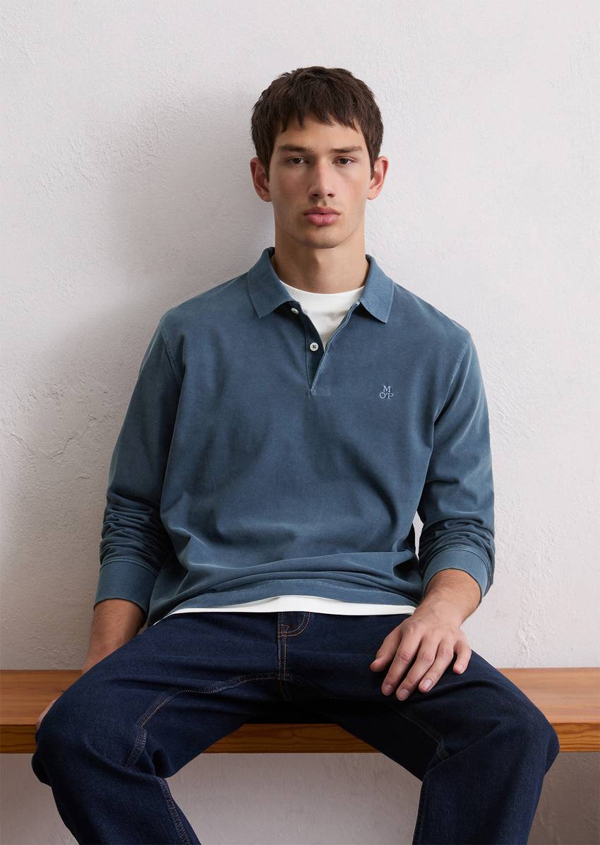 Polo shirt jersey regular made from pure organic cotton