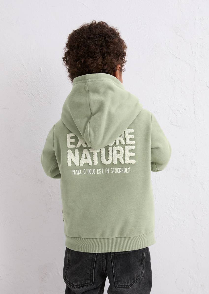 KIDS-BOYS Hoodie made from pure organic cotton