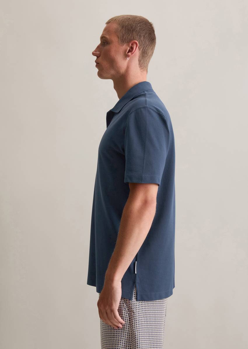 Polo shirt jersey regular made from pure organic cotton