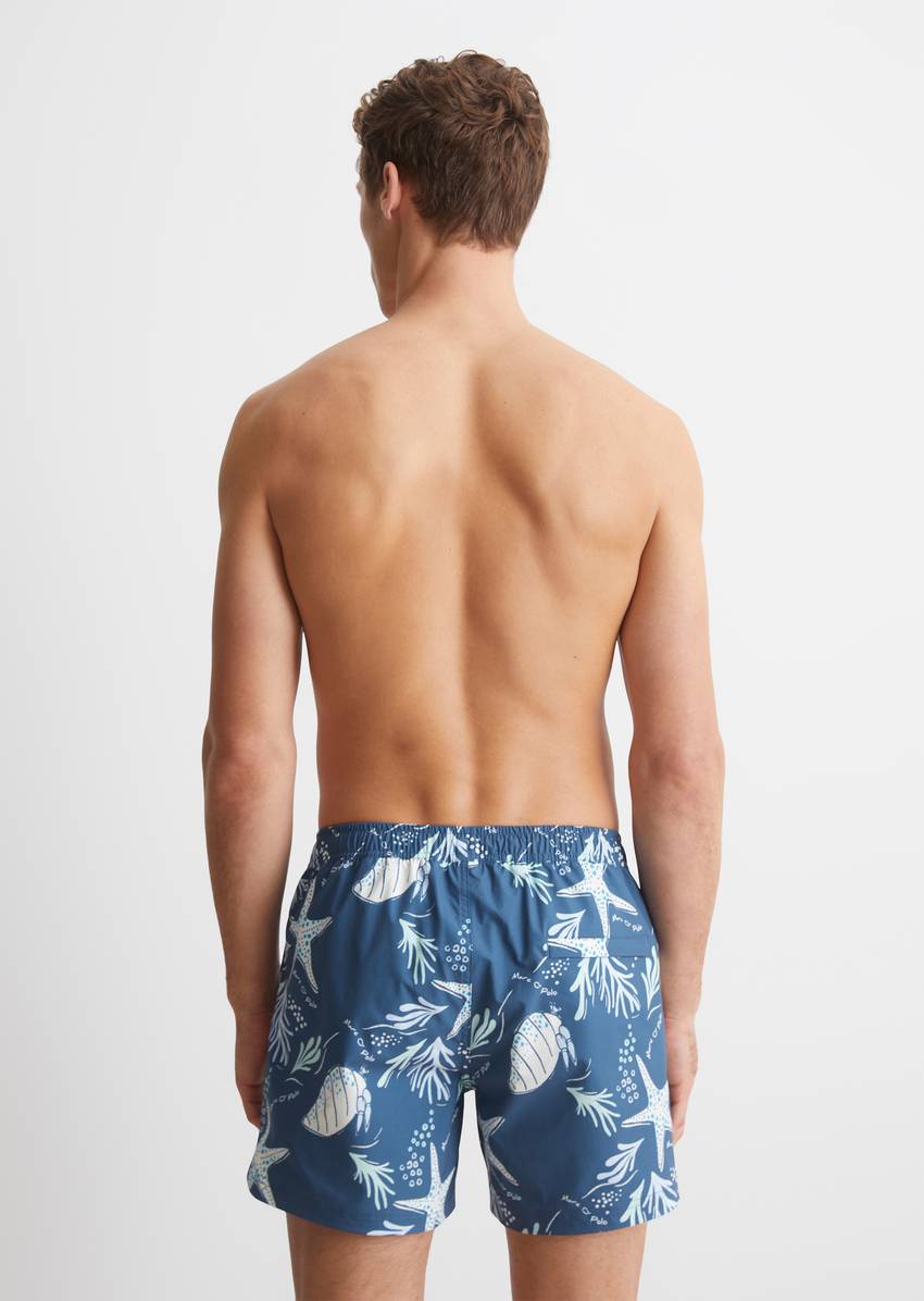 Swimming shorts made from recycled material