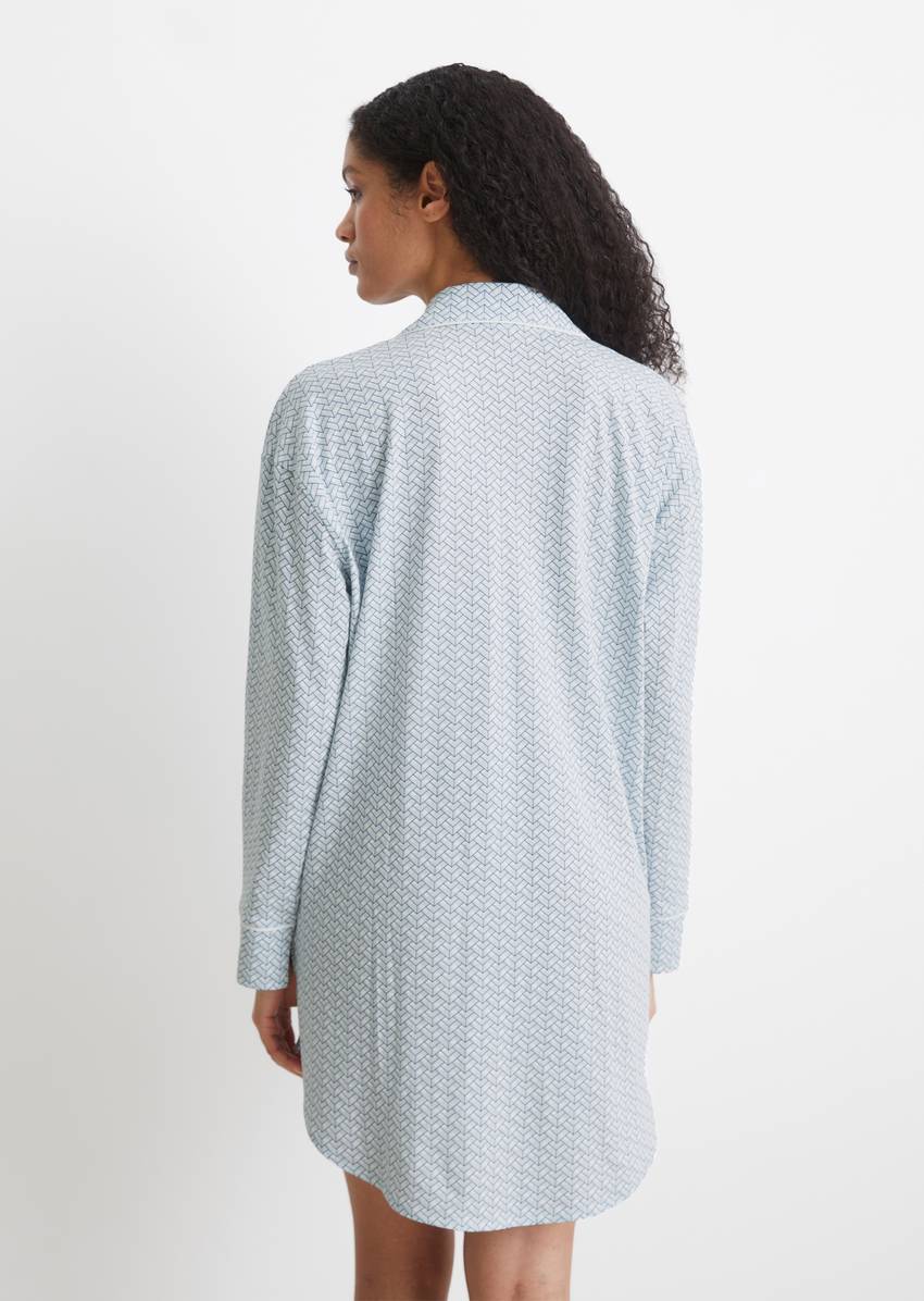 Lounge dress made from soft organic cotton jersey