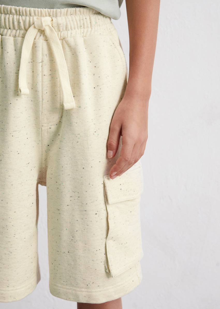 TEENS-BOYS sweatbermuda shorts made from pure organic cotton